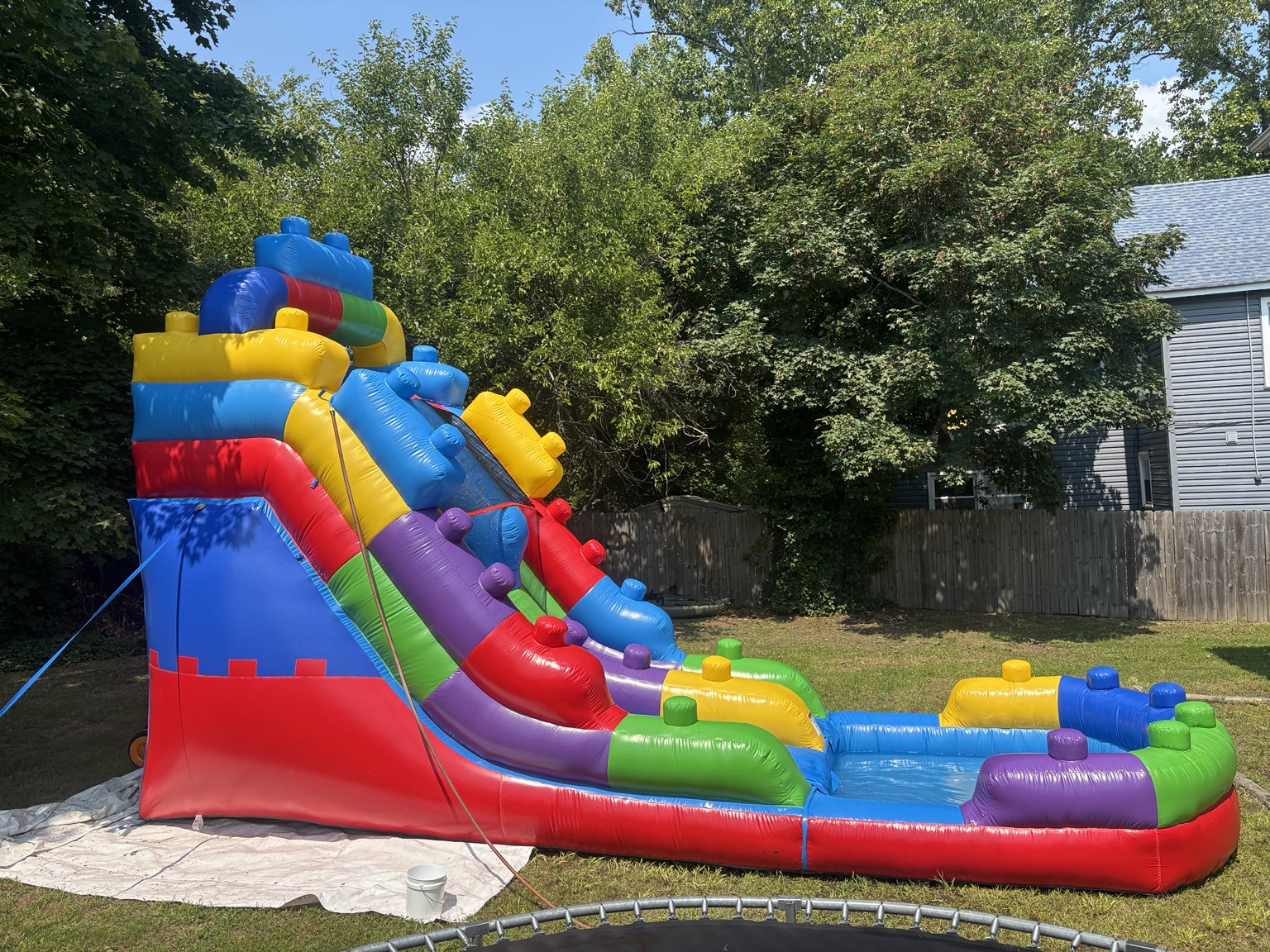 Lego water slide