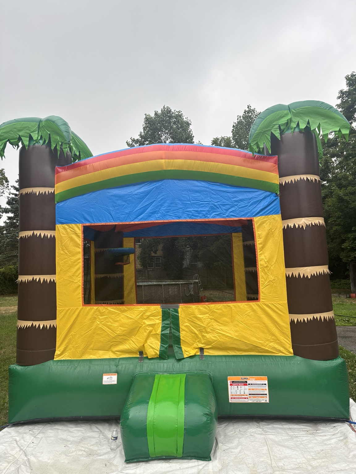 Tropical bounce house